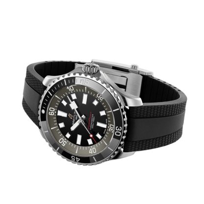 Orologio da uomo Breitling Superocean Automatic 44mm UK Edition Gomma nera A173765A1B1S1 - immagine 4