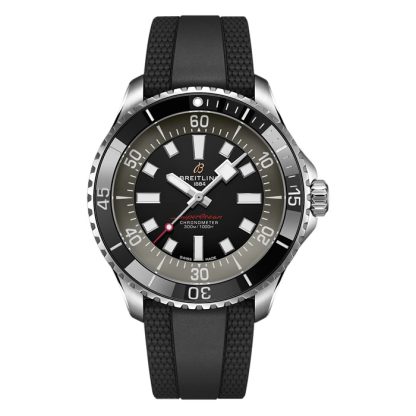 Orologio da uomo Breitling Superocean Automatic 44mm UK Edition Gomma nera A173765A1B1S1