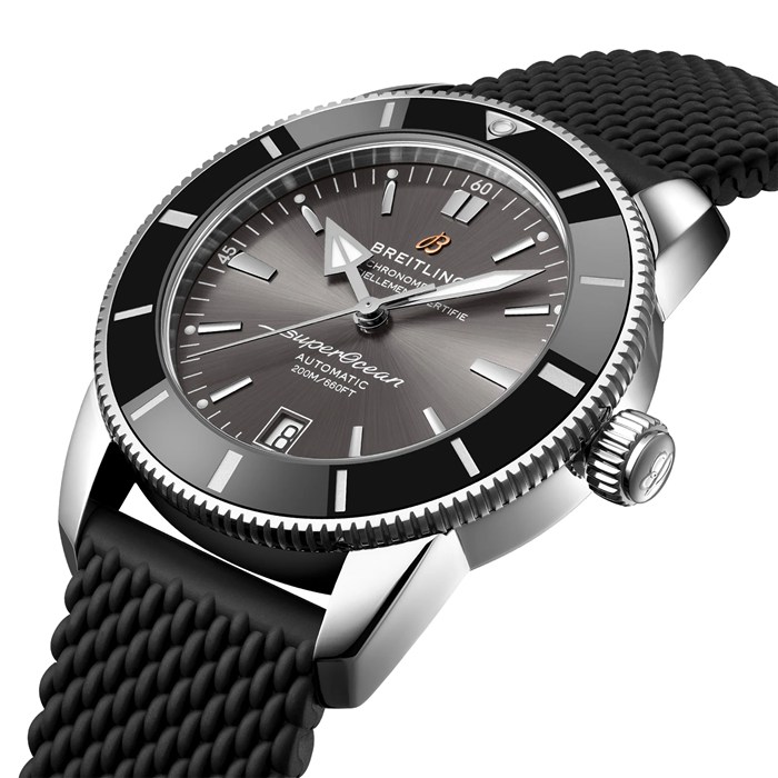 Orologio da uomo Breitling Superocean Heritage B20 Automatic 42mm UK Edition Gomma grigia AB20102B1B1S1 - immagine 2