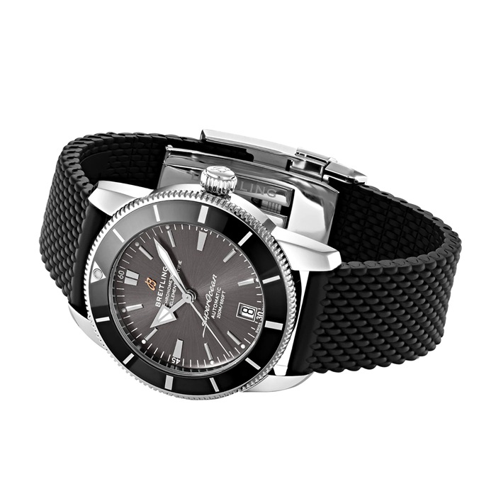 Orologio da uomo Breitling Superocean Heritage B20 Automatic 42mm UK Edition Gomma grigia AB20102B1B1S1 - immagine 3