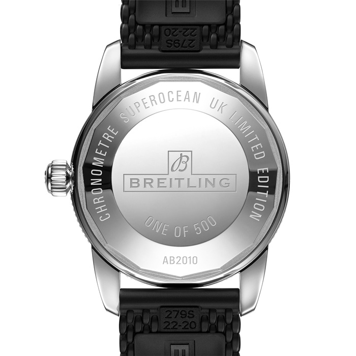 Orologio da uomo Breitling Superocean Heritage B20 Automatic 42mm UK Edition Gomma grigia AB20102B1B1S1 - immagine 4