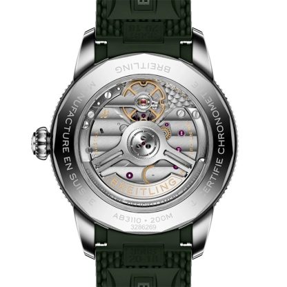 Orologio da uomo Breitling Superocean Heritage B31 Automatic 40mm Gomma Verde AB3110361L1S1 - immagine 2