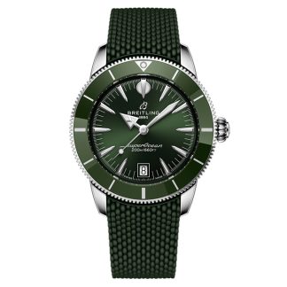 Orologio da uomo Breitling Superocean Heritage B31 Automatic 40mm Gomma Verde AB3110361L1S1