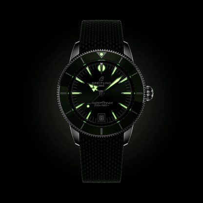 Orologio da uomo Breitling Superocean Heritage B31 Automatic 40mm Gomma Verde AB3110361L1S1 - immagine 5