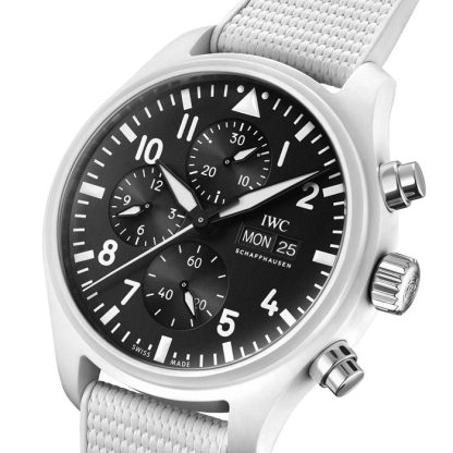 Orologio da uomo IWC Pilot's Chronograph Top Gun Edition Lake Tahoe 44.5mm Nero IW389105 - immagine 2
