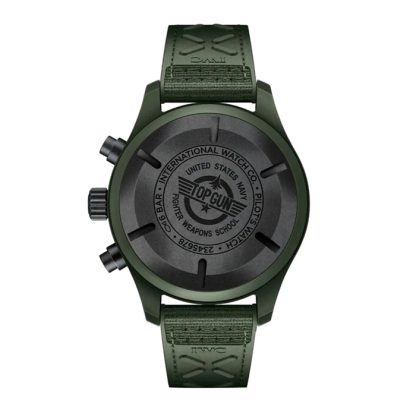 Orologio da uomo IWC Pilot's Chronograph Top Gun Edition Woodland 44,5 mm verde IW389106 - immagine 2
