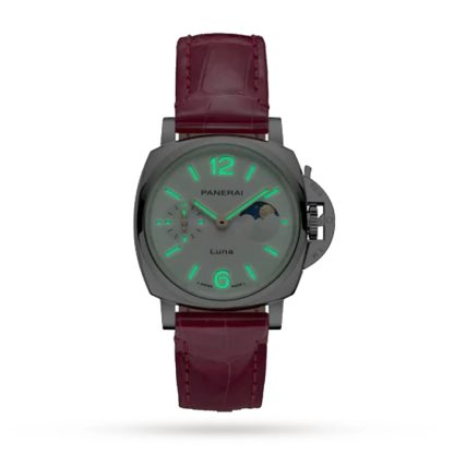 Panerai Luminor Due Luna Moonphase 38mm Donna Orologio Rosa PAM01180 - immagine 2