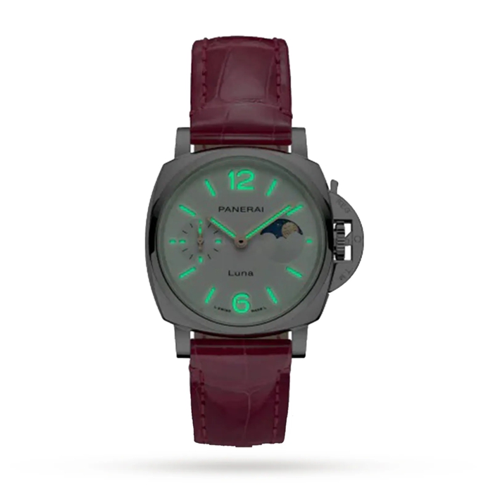 Panerai Luminor Due Luna Moonphase 38mm Donna Orologio Rosa PAM01180 - immagine 2