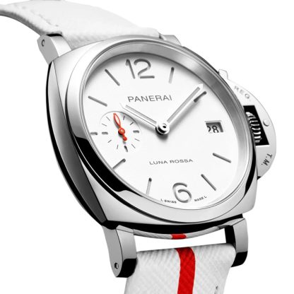 Panerai Luminor Due Luna Rossa 38mm Orologio da donna bianco PAM01378 - immagine 2