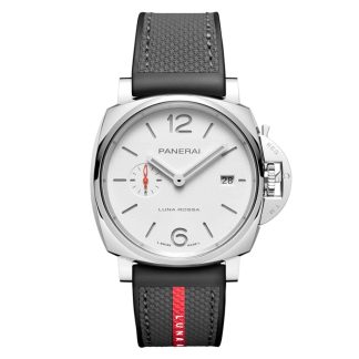 Panerai Luminor Due Luna Rossa 42mm Orologio Uomo Bianco PAM01381