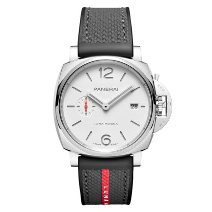 Panerai Luminor Due Luna Rossa 42mm Orologio Uomo Bianco PAM01381
