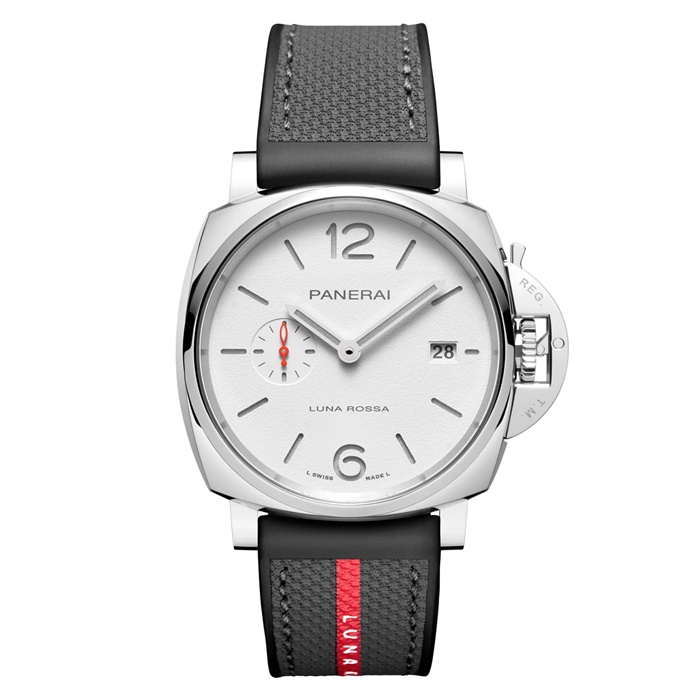 Panerai Luminor Due Luna Rossa 42mm Orologio Uomo Bianco PAM01381