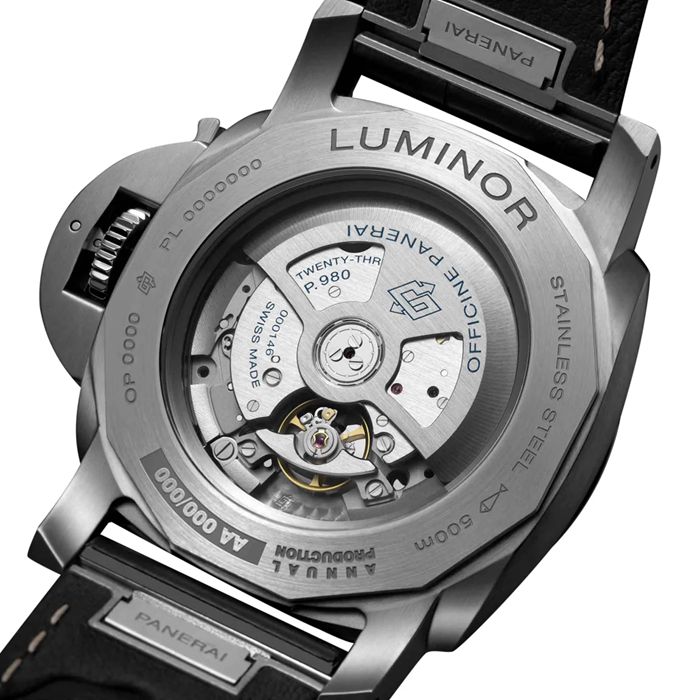 Panerai Luminor Marina 44mm Orologio Uomo Bianco PAM03314 - immagine 3