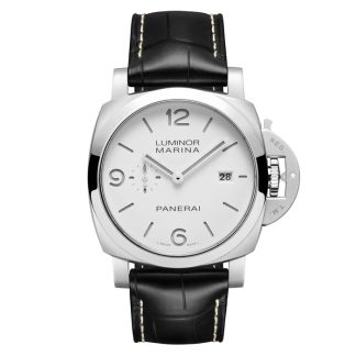 Panerai Luminor Marina 44mm Orologio Uomo Bianco PAM03314