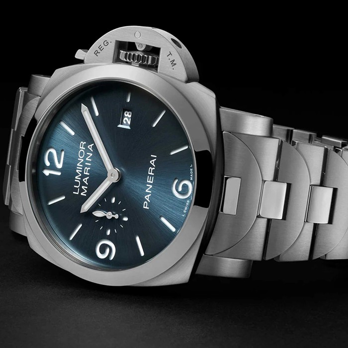 Panerai Luminor Marina 44mm Orologio Uomo Blu PAM03323 - immagine 3