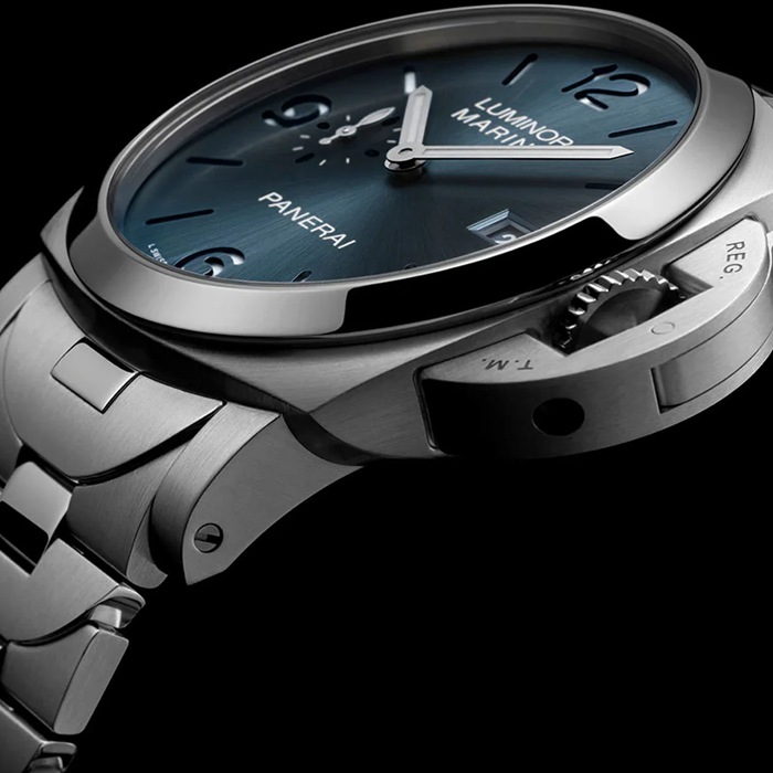 Panerai Luminor Marina 44mm Orologio Uomo Blu PAM03323 - immagine 4