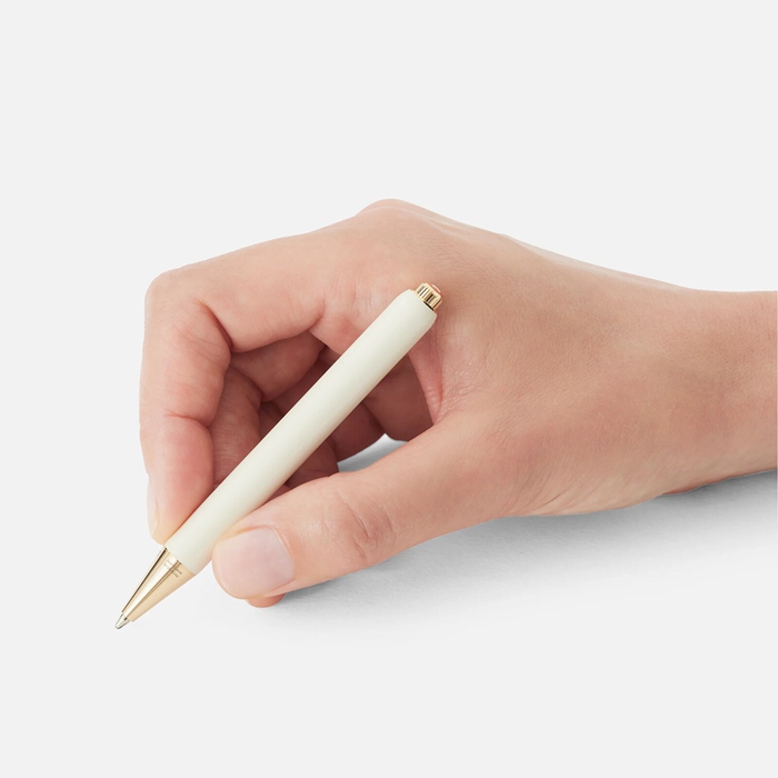 Penna a sfera Montblanc Heritage Rouge et Noir Baby Edizione Speciale color avorio 128123 - immagine 3