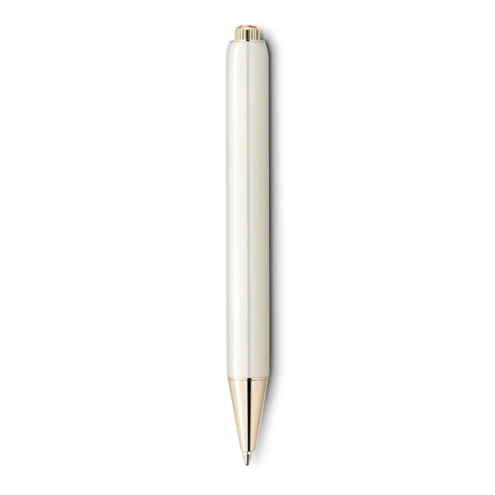 Penna a sfera Montblanc Heritage Rouge et Noir Baby Edizione Speciale color avorio 128123