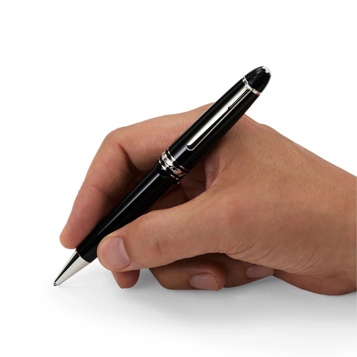 Penna a sfera Montblanc Meisterstuck LeGrand rivestita in platino 132450 - immagine 2