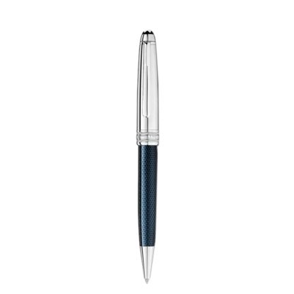 Penna a sfera Montblanc Meisterstuck Solitaire Doue Blue Hour Classique 132102 - immagine 2