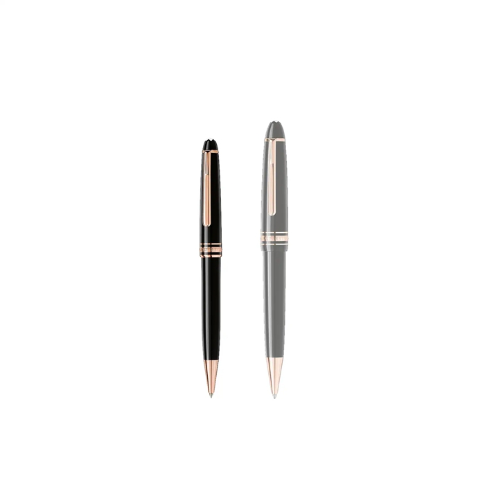 Penna a sfera Montblanc Meisterstuck rivestita in oro rosa 132488 - immagine 4