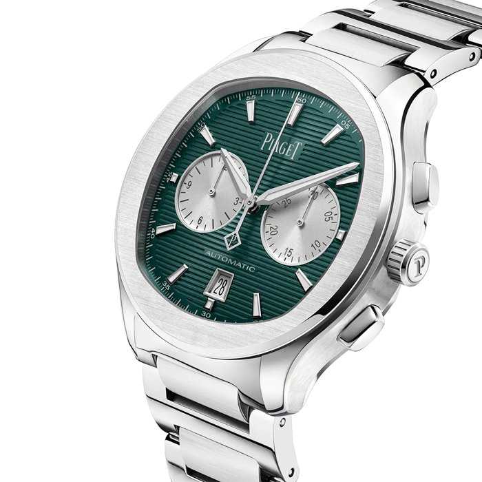 Piaget Polo Cronografo 42mm Uomo Orologio Verde G0A49024 - immagine 2