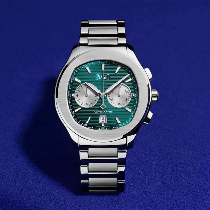 Piaget Polo Cronografo 42mm Uomo Orologio Verde G0A49024 - immagine 4