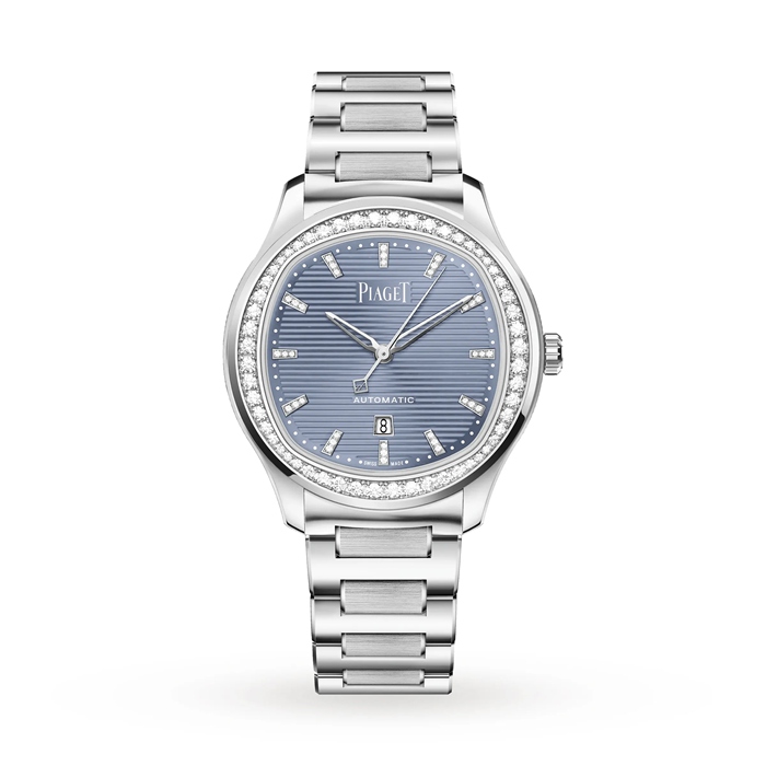 Piaget Polo Date 36 mm Orologio da donna blu G0A47027