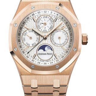 Replica Audemars Piguet Royal Oak Calendario Perpetuo Argento 26574OR.OO.1220OR.01