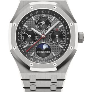 Replica Audemars Piguet Royal Oak Calendario Perpetuo Grigio 26609TI.OO.1220TI.01