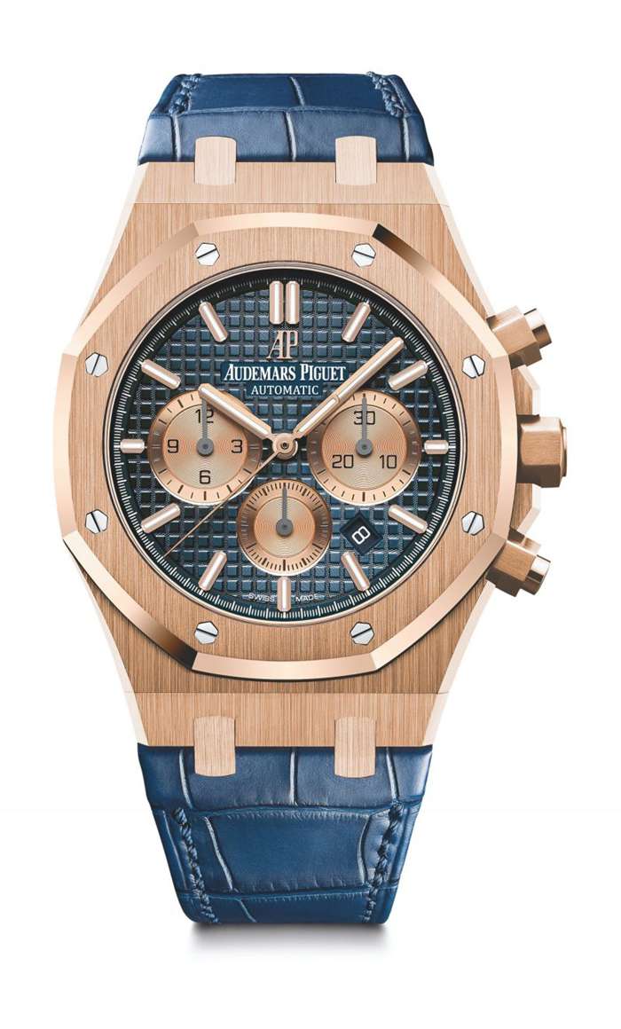 Replica Audemars Piguet Royal Oak Cronografo a carica automatica Blu 26331OR.OO.D315CR.01