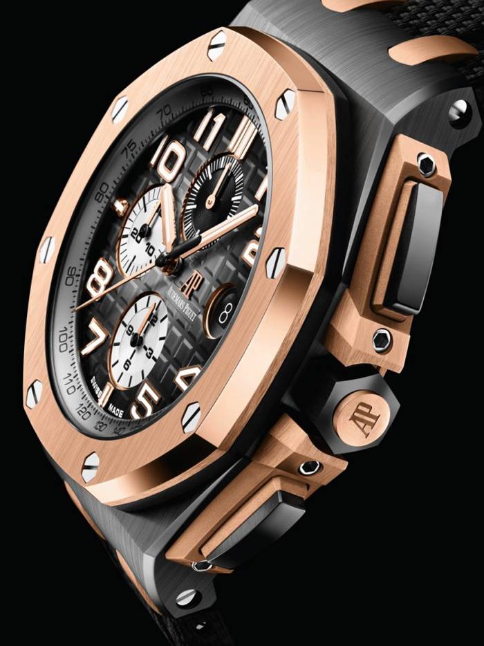 Replica Audemars Piguet Royal Oak Offshore Cronografo Automatico Grigio 26405NR-OO-A002CA-01 - immagine 2