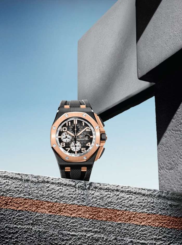 Replica Audemars Piguet Royal Oak Offshore Cronografo Automatico Grigio 26405NR-OO-A002CA-01 - immagine 3