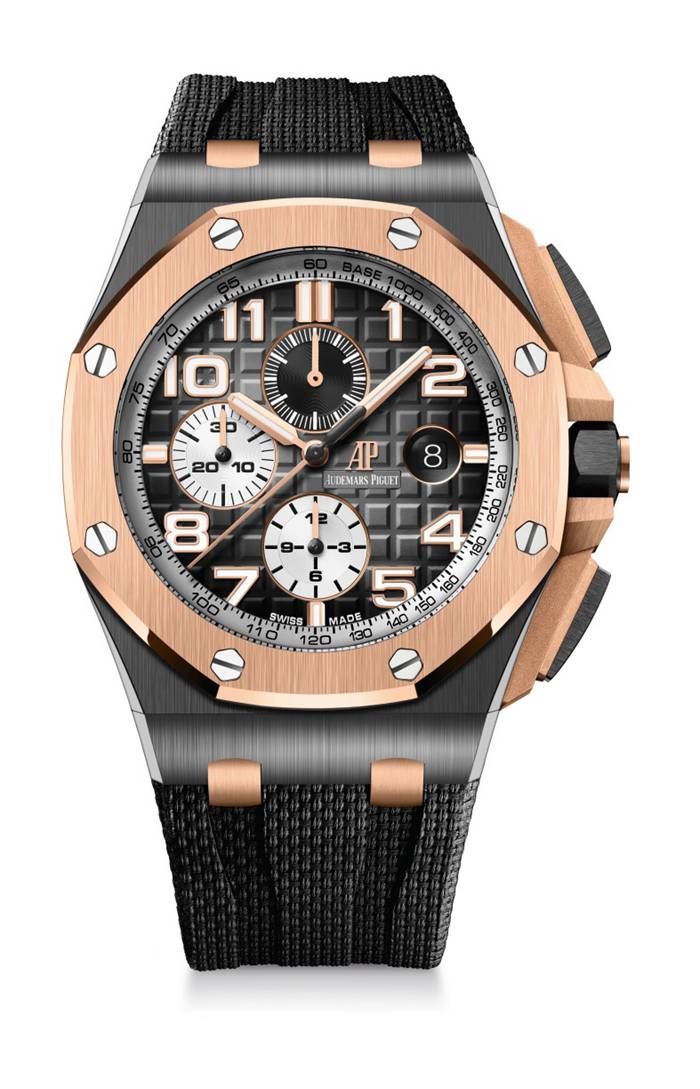 Replica Audemars Piguet Royal Oak Offshore Cronografo Automatico Grigio 26405NR-OO-A002CA-01