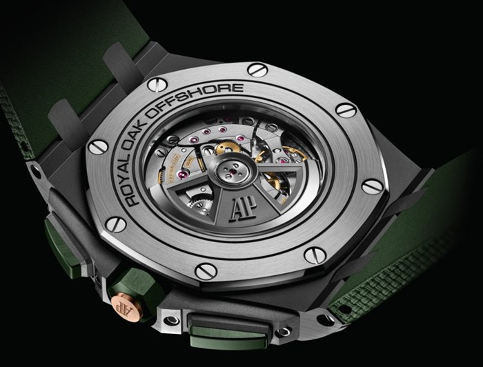 Replica Audemars Piguet Royal Oak Offshore Cronografo Automatico Verde 26405CE-OO-A056CA-01 - immagine 2