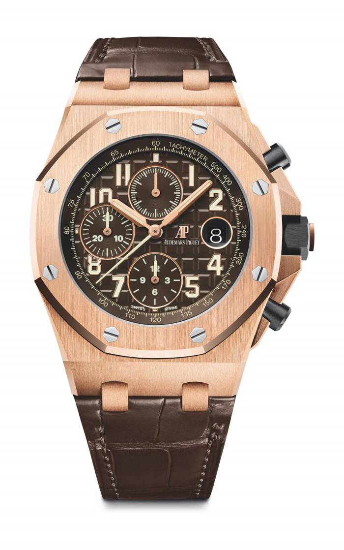 Replica Audemars Piguet Royal Oak Offshore Cronografo a Carica Automatica Marrone 26470OR.OO.A099CR.01