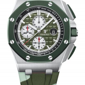 Replica Audemars Piguet Royal Oak Offshore Cronografo a Carica Automatica Verde 26400SO.OO.A055CA.01