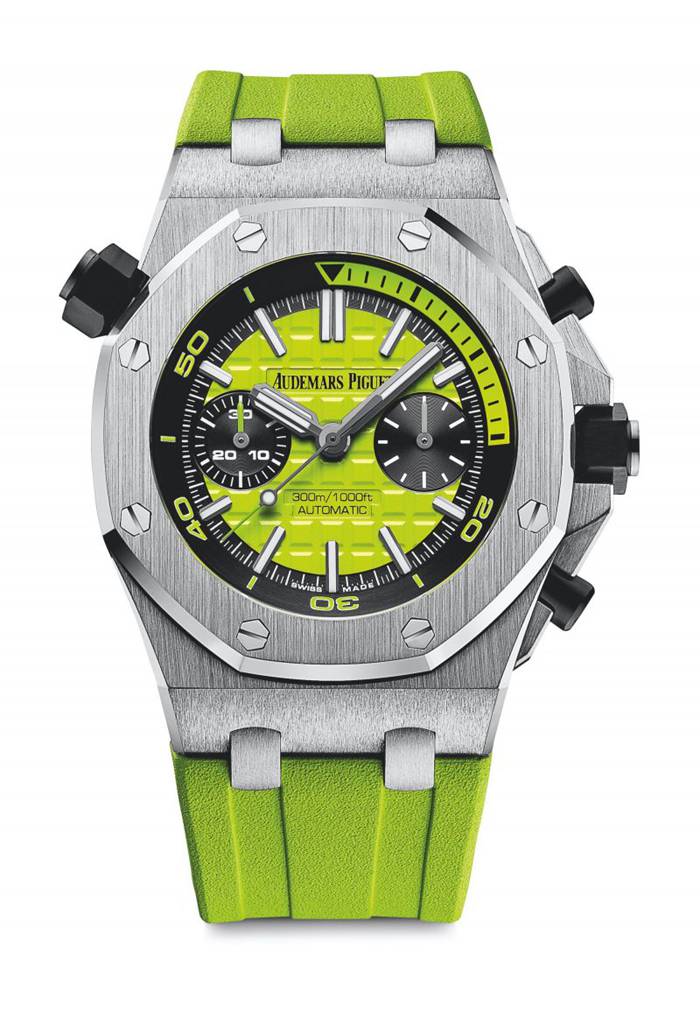 Replica Audemars Piguet Royal Oak Offshore Diver Chronograph Verde 26703ST.OO.A038CA.01