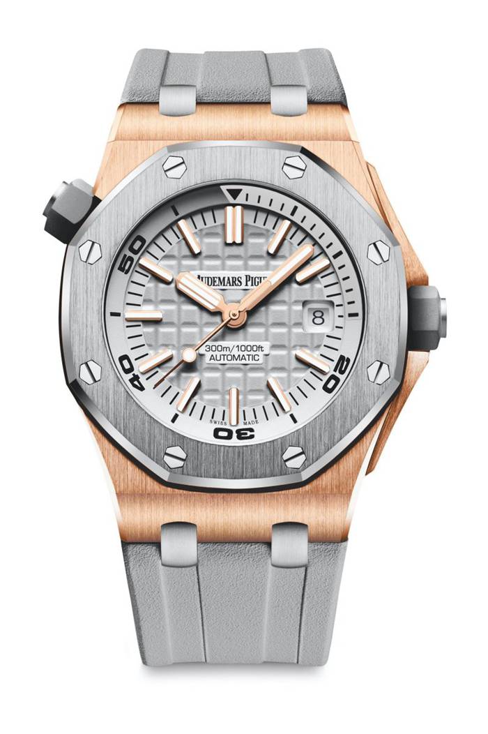 Replica Audemars Piguet Royal Oak Offshore Diver Grigio 15711OI.OO.A006CA.01