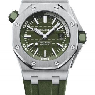 Replica Audemars Piguet Royal Oak Offshore Diver Verde 15710ST.OO.A052CA.01