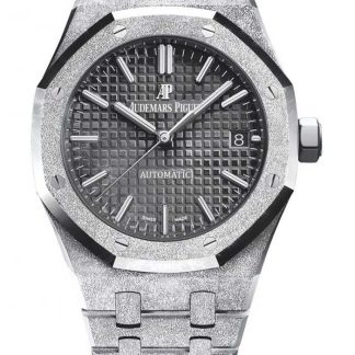 Replica Audemars Piguet Royal Oak Oro Smerigliato Nero a Carica Automatica 15454BC.GG.1259BC.03