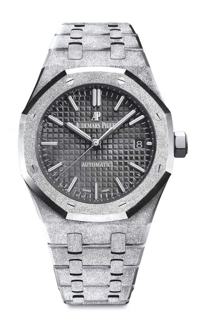 Replica Audemars Piguet Royal Oak Oro Smerigliato Nero a Carica Automatica 15454BC.GG.1259BC.03