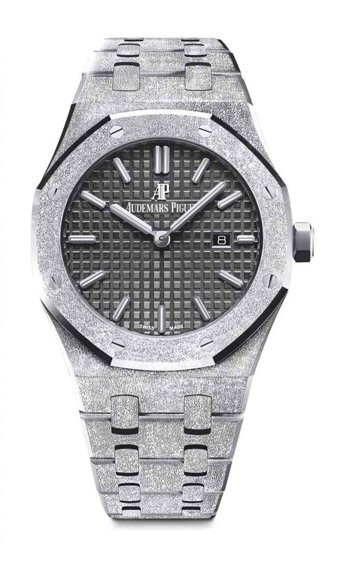 Replica Audemars Piguet Royal Oak Oro Smerigliato Quarzo Nero 67653BC.GG.1263BC.02