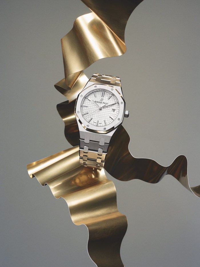 Replica Audemars Piguet Royal Oak Selfwinding Silver 77350ST.OO.1261ST.01 - immagine 6
