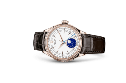 Replica Rolex Cellini Moonphase 39 mm 18 kt oro Everose finitura lucida 50535 - immagine 2