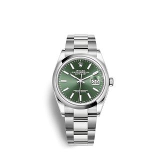 Replica Rolex Datejust 126200 36mm verde menta Oyster