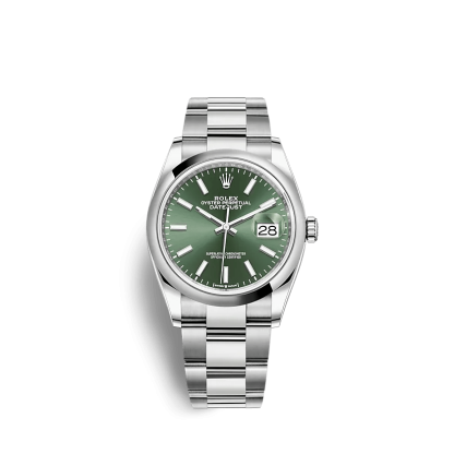 Replica Rolex Datejust 126200 36mm verde menta Oyster