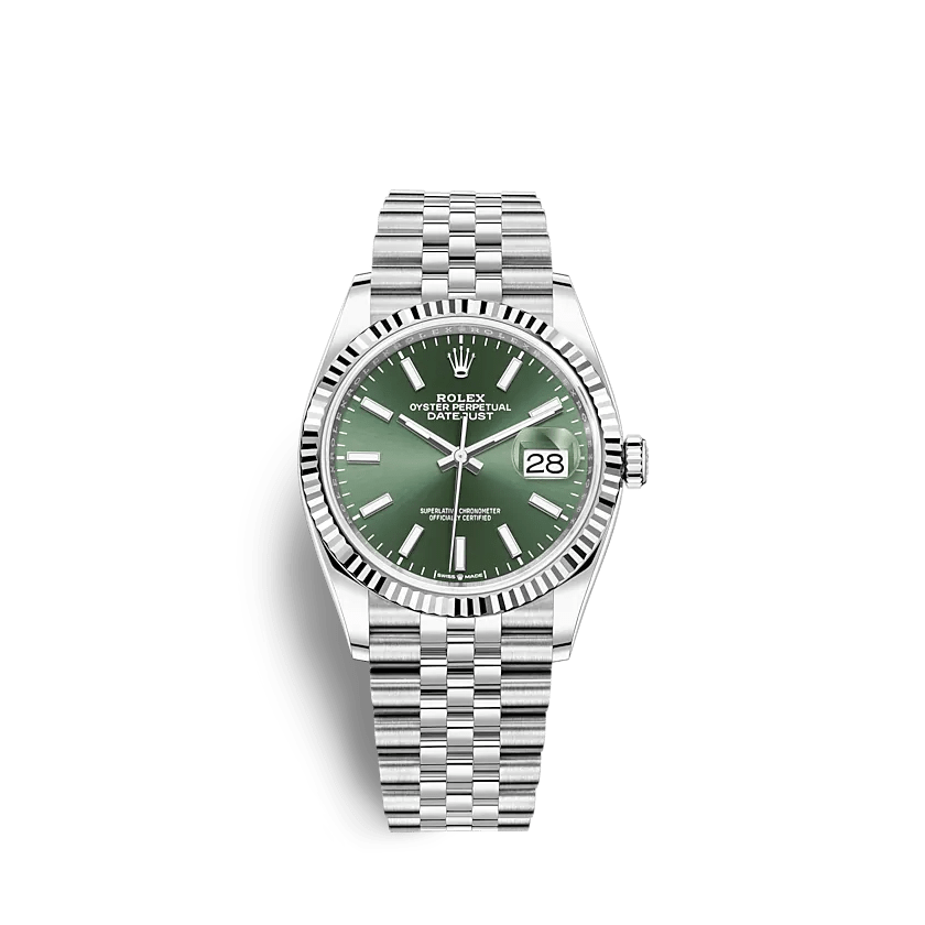Replica Rolex Datejust 126234 36mm Verde menta