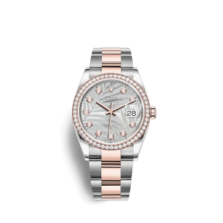 Replica Rolex Datejust 126281RBR 36mm Argento