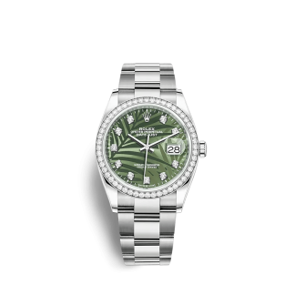Replica Rolex Datejust 126284RBR 36mm Verde oliva